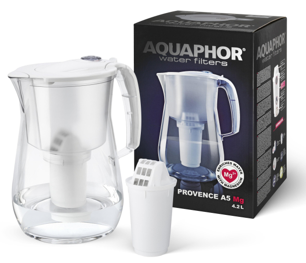 AQUAPHOR AQUAPHOR Dzbanek filtrujący Provence 4,2l (biały) + wkład ma - 1458008 - zdjęcie